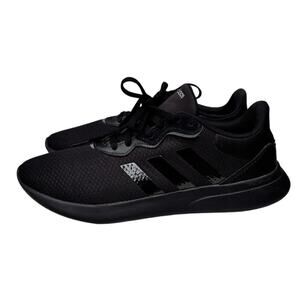 Adidas QT Racer 3.0 Sneakers Women’s Size 10 Black / Black Lightweight